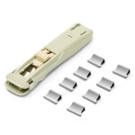 Trombone electronique avec dissolvant storial, pince a pousse, classeur, distributeur de ruban adhsif, ...