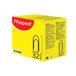Trombones maped m�dium - attache - lettres 32 mm, bo�te de 1000