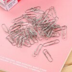Trombone en m�tal 70 pi�ces / bo�te, clips patchwork, accessoires de bureau, fournitures scolaires pour ...