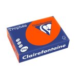Trophe ramette 250 feuilles papier 210g a4 210x297 mm certifi fsc rouge cardinal