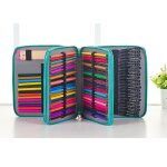 Trousse a crayons 120 emplacements - grande trousse portable en cuir pu a fermeture eclair multicouche ... Trousse a crayons 120 emplacements - grande trousse portable en cuir pu a fermeture eclair multicouche ...