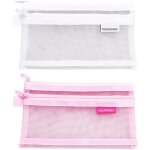 Trousse a crayons, 20, 5 cm grande trousse a crayons pochette porte - stylo double maille transparente ...