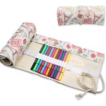 Trousse a crayons a 72 trous, pencil case pour les etudiants artistes, trousse crayon de couleur enroulable, ... Trousse a crayons a 72 trous, pencil case pour les etudiants artistes, trousse crayon de couleur enroulable, ...