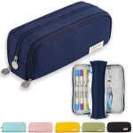 Trousse a crayons pour adolescents et filles - 3 compartiments - grande capacit - pour l'cole et le ...