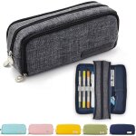 Trousse a crayons pour adolescents et filles - 3 compartiments - grande capacit� - pour l'�cole et le ...