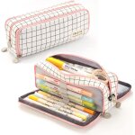 Trousse a crayons pour adolescents et filles - 3 compartiments - grande capacit - pour l'cole et le ...