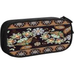 Trousse a crayons age beige dos ancien, grande capacit grande pochette porte - stylo