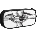 Trousse a crayons anatomie grav�e, grande capacit� grande pochette porte - stylo