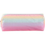 Trousse a crayons arc - en - ciel grande capacit avec paillettes trousse scolaire pochette a crayons ...