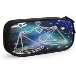 Trousse a crayons balance zodiaque, grande capacit, grande pochette, porte - stylo, fournitures scolaires, ...
