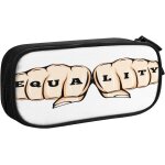 Trousse a crayons beige army four, grande capacit� grande pochette porte - stylo