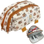 Trousse a crayons capybara, trousse en peluche capybara, capybara trousse a crayons multicouche grande ...