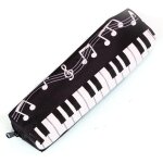 Trousse a crayons carr�e pour piano, trousse a crayons en tissu oxford monocouche, sac de papeterie pour ...