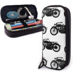Trousse �� crayons cool crazy antique moto mod��le organisateur papeterie sac ��tui �� crayons en cuir ...