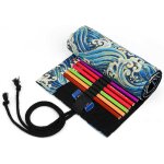 Trousse crayon, trousse crayon de couleur, grande capacit� de 72 puits, technologie d'�tanch�it� des ...