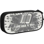 Trousse a crayons couleur or rose p�le, grande capacit� grande pochette porte - stylo