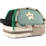 Trousse crayon de couleur, trousse scolaire, 23 * 12 * 14cm plumier grande capacit avec 3 compartiments ...