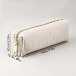 Trousse a crayons de couleur unie estuche escolar etuis a crayons trousse etui a stylos en velours ctel ...