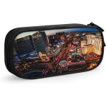 Trousse a crayons en cuir durable avec fermeture eclair pour l'�cole et le bureau motif ours en peluche ...