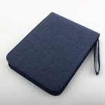 Trousse a crayons en cuir de grande capacit, sac a stylos en toile, support de rangement de peinture, ...