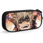 Trousse a crayons en cuir imprim� ¿il de dragon vert ? trousse multifonction pour crayons et stylos