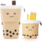 Trousse �� crayons debout, ��tui �� crayons r��tractable, chat crayon, stand up pencil case, toile crayon ...