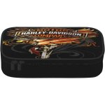Trousse a crayons double couche harley davidson pour etudiant et adolescent