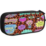 Trousse a crayons fleur de glycine rose violet, grande capacit� grande pochette porte - stylo