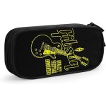 Trousse a crayons gibson avec logo guitare - grande capacit - pour etudiants - pour l'cole et le bureau ...