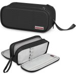 Trousse a crayons grande capacit�, trousse scolaire avec 3 compartiments, sac porte - stylo fournitures ...