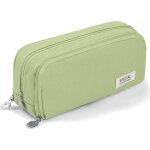 Trousse a crayons, grande capacit trousse scolaire pour garcon fille, sac a crayons avec 3 compartiments, ...