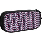 Trousse a crayons a la recherche de grille num�rique a structure technique, porte - stylo de grande capacit� ...