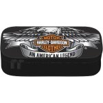 Trousse a crayons harley davidson avec compartiments double face et coque rigide pour enfants