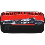 Trousse a crayons harley davidson tube rond multicolore convient pour les enfants, unisexe, adolescent, ...