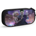 Trousse �� crayons harley quinn et le joker grande capacit��noir[1349]