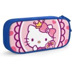 Trousse a crayons hello kitty avec fermeture eclair - pour etudiants - bleu