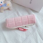 Trousse a crayons kawaii pour filles, sac d'oreiller cratif, sac a peluches court de grande capacit, ...