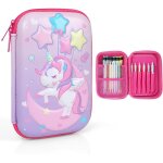 Trousse a crayons licorne jolie trousse crayon 3d pour fille grande capacité avec fermeture eclair, scolaire ... Trousse a crayons licorne jolie trousse crayon 3d pour fille grande capacité avec fermeture eclair, scolaire ...