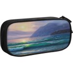 Trousse a crayons en marbre effet marbr� technique, grande capacit� grande pochette porte - stylo