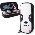 Trousse �� crayons mignon dessin anim�� animal blanc en cuir trousse �� crayons double fermeture ��clair ...