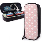 Trousse a crayons a motif diad�me de princesse mignonne, grande capacit�, pochette a crayons, organisateur ...