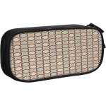 Trousse a crayons motif fleur maille cha�ne, grande capacit� grande pochette porte - stylo