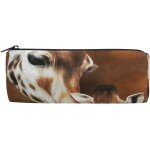 Trousse a crayons avec motifs g�om�triques - vert menthe / gris dor� - pour etudiant, bureau, coll�ge, ...