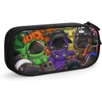 Trousse a crayons noire et blanche pour aquarelle, trousse de papeterie, etui pliable, grande capacit�, ...