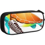 Trousse a crayons paysage bateau de p�che, grande capacit� grande pochette porte - stylo