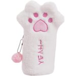 Trousse a crayons en peluche, chat trousse a crayons, trousse a crayons en griffes de chat, trousse a ...