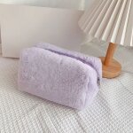 Trousse a crayons en peluche douce de grande capacit, porte - stylo, sacs de voyage pour ecole et bureau ...