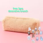 Trousse a crayons en peluche de grande capacité, fournitures scolaires mignonnes, oreiller kawaii, papeterie ... Trousse a crayons en peluche de grande capacité, fournitures scolaires mignonnes, oreiller kawaii, papeterie ...