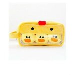 Trousse a crayons en peluche kawaii, trousse a crayons de grande capacit�, fournitures scolaires, sac ...