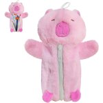 Trousse a crayons en peluche, trousse a crayons pour papeterie, unisexe, grande capacit�, trousse a cosm�tique ...